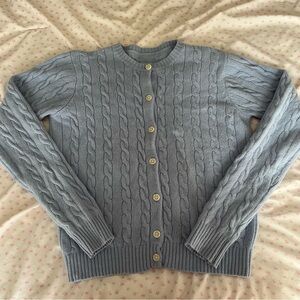 Brandy Melville blue cable knit cardigan🩵🩵